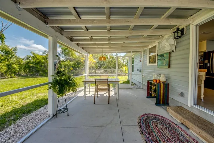 View of patio