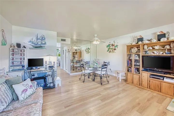 Living and dining area