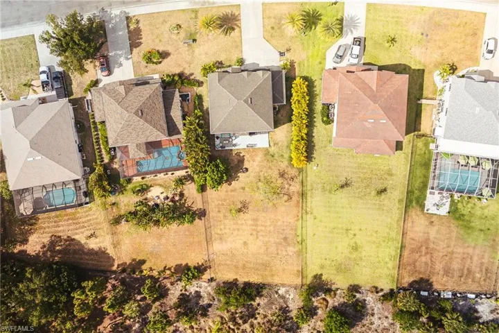 Aerial view featuring a residential view