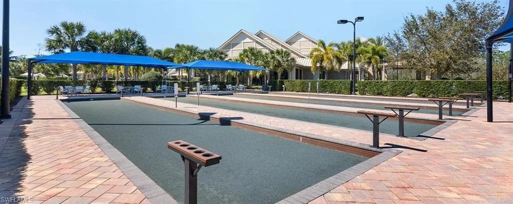 Surrounding community with a game area