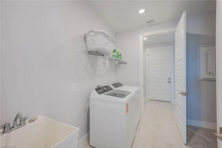 Laundry with sink