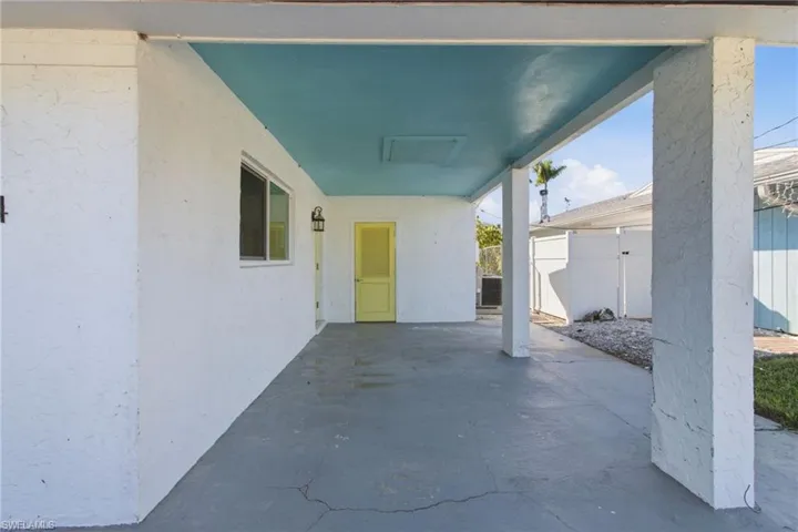 View of patio