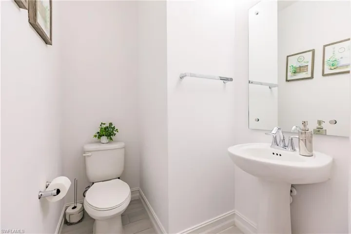 Downstairs half bath