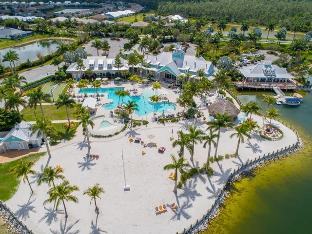 Views of Naples Reserve owns private sandy beach!