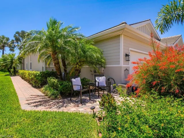 Outdoor exterior views with sitting to enjoy the water views across the street!
