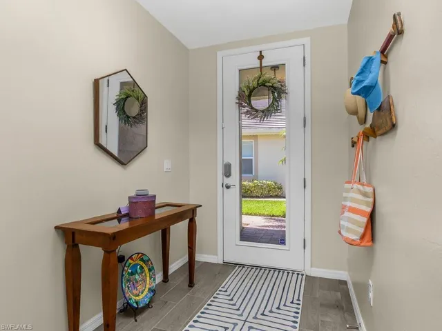 Foyer is a spacious area when entering the home