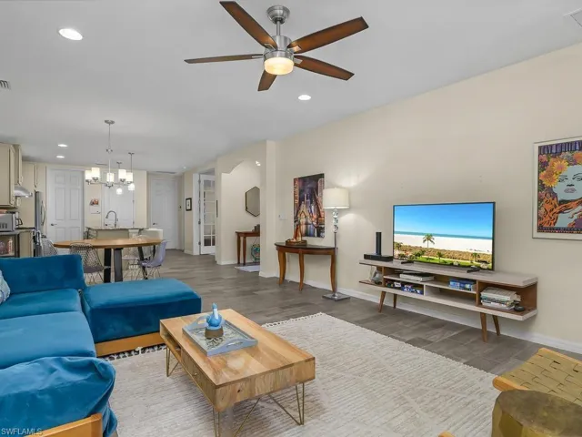 Living Room and Kitchen views