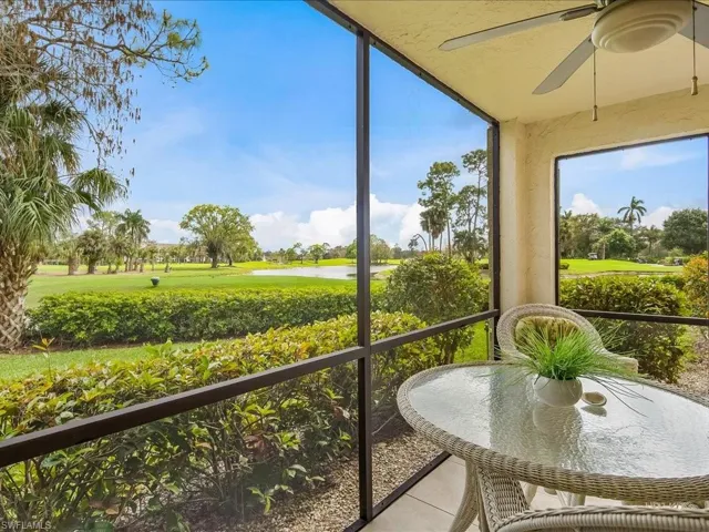 Enjoy fabulous views of several golf holes from your lanai.
