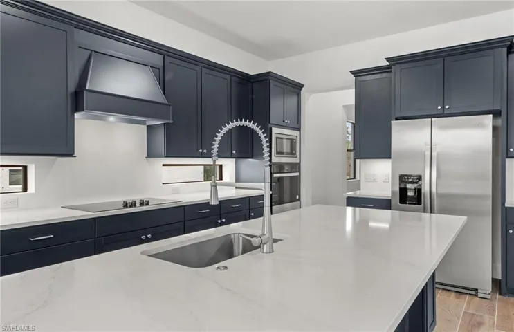 Large kitchen island