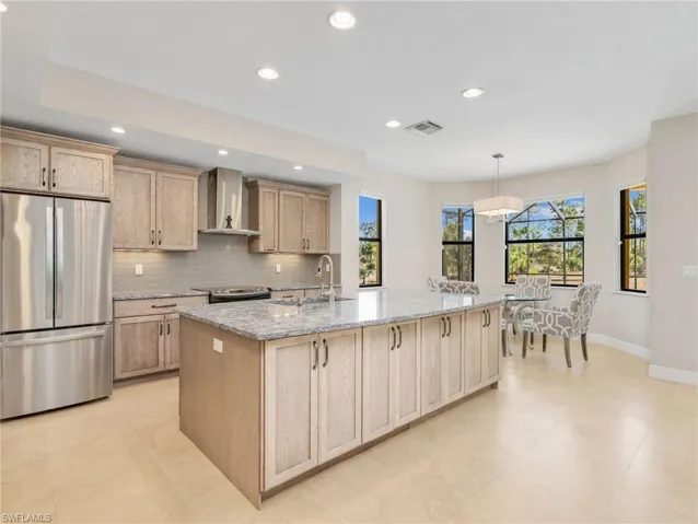 Kitchen with breakfast nook.
