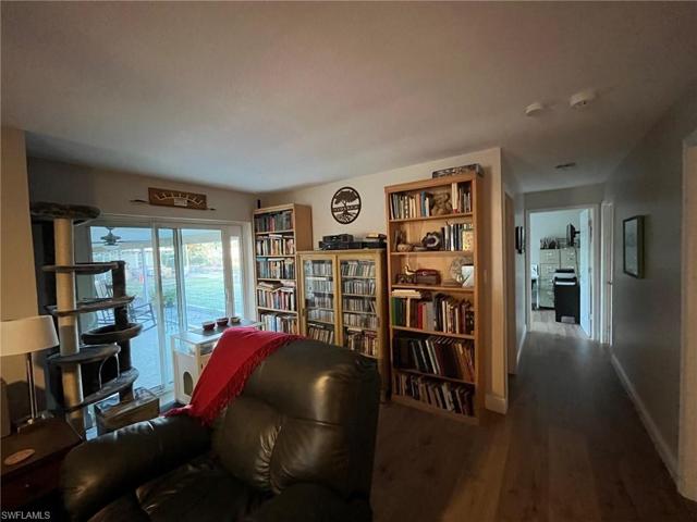Guest side Living/Family Room. View to Guest Rooms and Baths