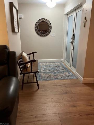 Foyer with new Double Impact Doors