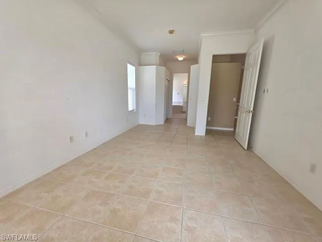 View looking toward closets and en suite