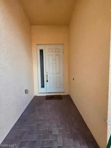Covered front entry