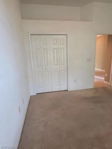 Guest bedroom view 3 with full size closet
