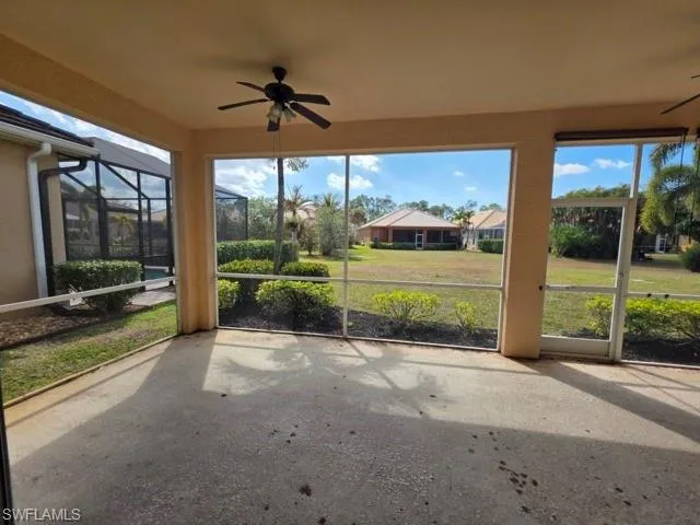 Screened in lanai