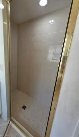 Spacious shower