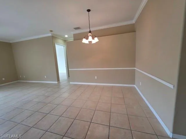 Door off of dining/living leads to Primary bedroom and bath