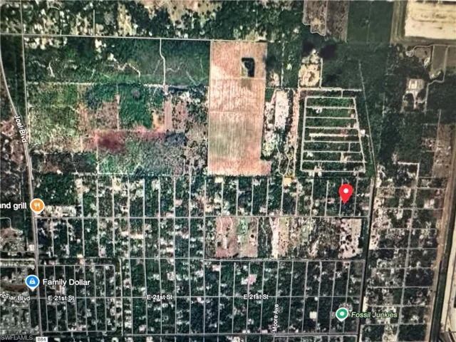 Aerial view of property's location