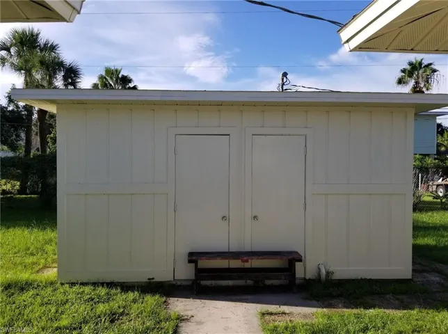 View of outdoor structure