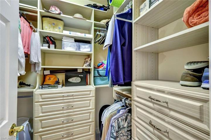 One of 2 closets in Master Suite with California Closet style built ins!