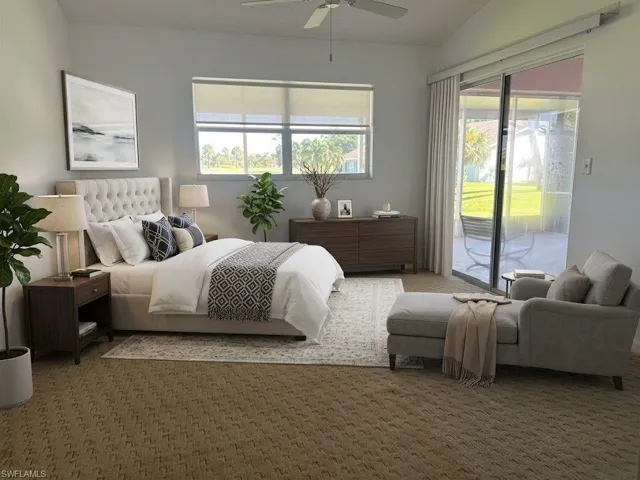 Master bedroom AI Generated