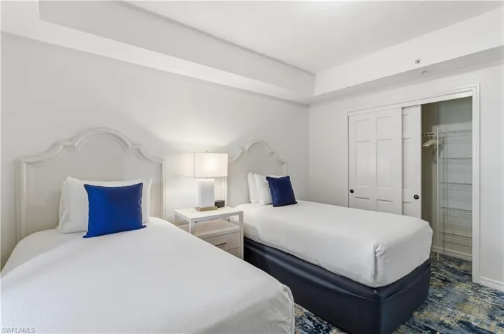 Bedroom with a closet