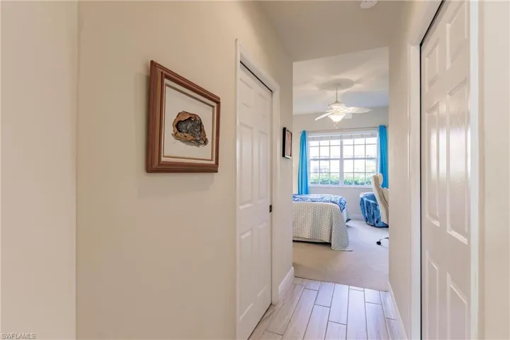 Two walk in closets in Primary Bedroom