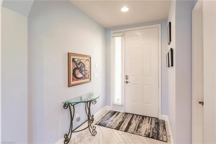 Welcome Home. View of foyer entrance.