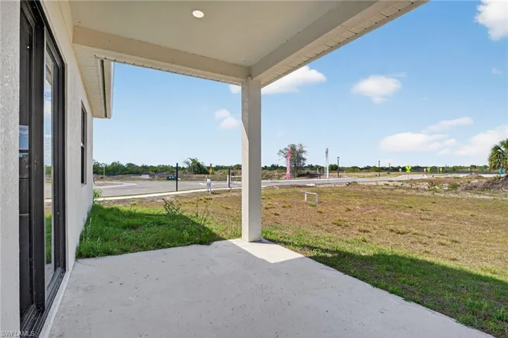 View of patio