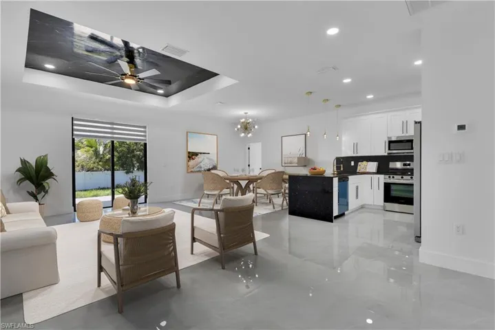 Living Area Virtually Staged