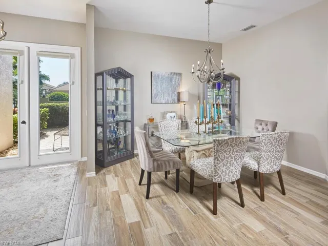 Open dining area with scenic views and direct access to the lanai.