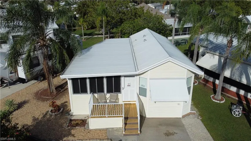 Aerial view of home