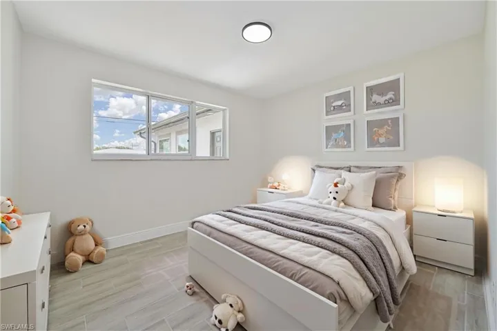virtually staged 3rd bedroom