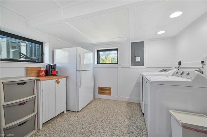 Storage and laundry room