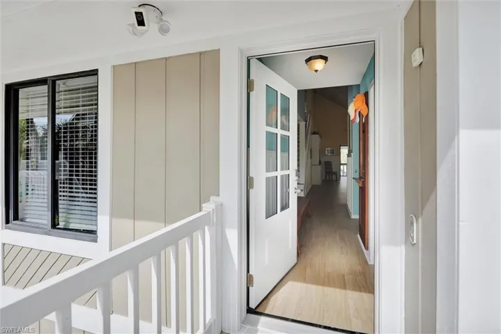 Doorway to property