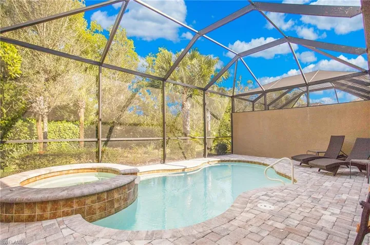 Heated pool and spa for year around use