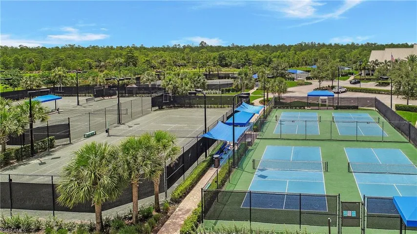 Tennis and pickleball courts
