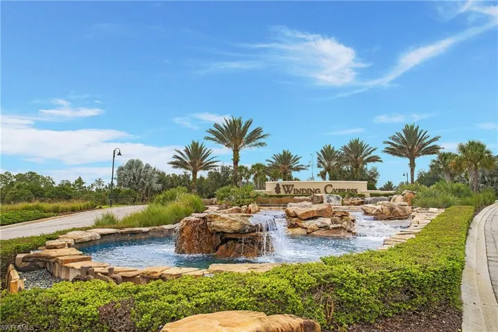 Entrance off Collier Blvd