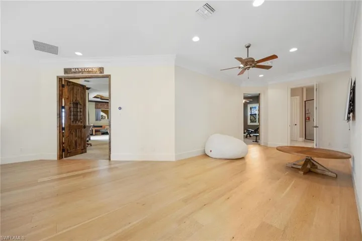 Upstairs living space.