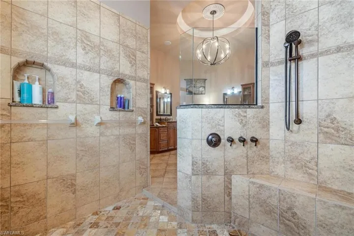 Master walk in shower.