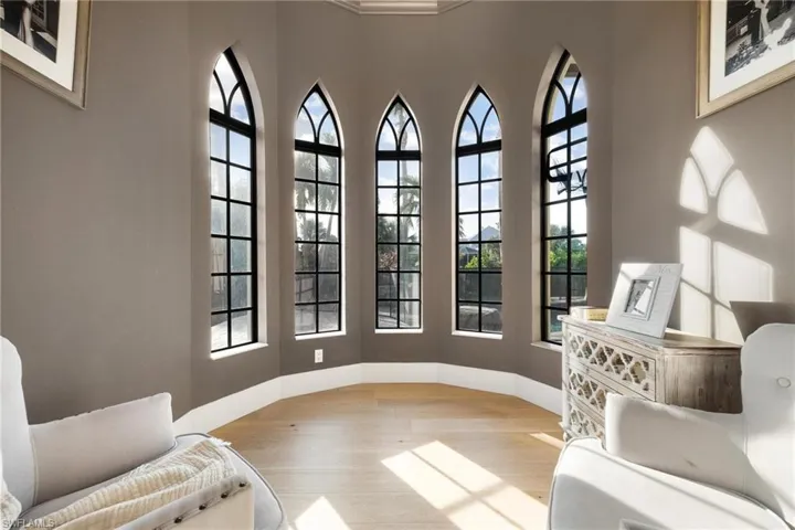 Located in master bedroom.