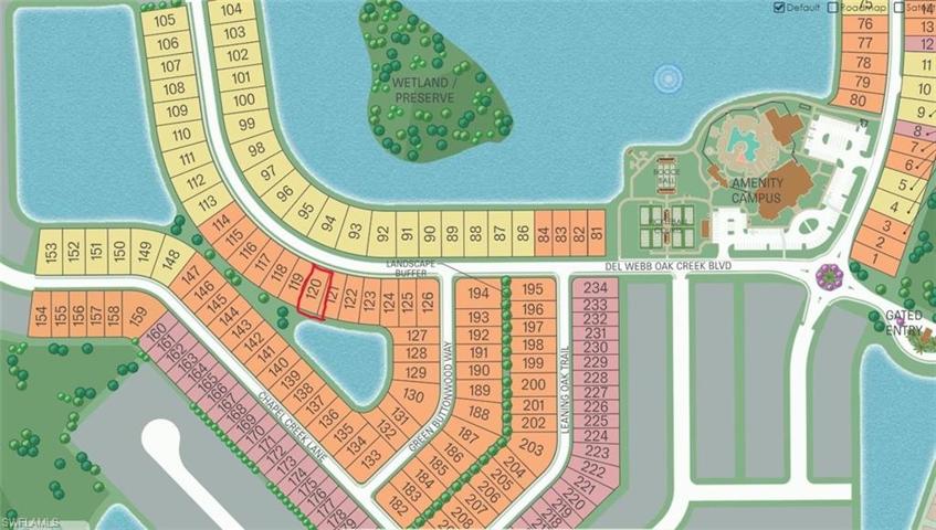 Lot 120 with water views