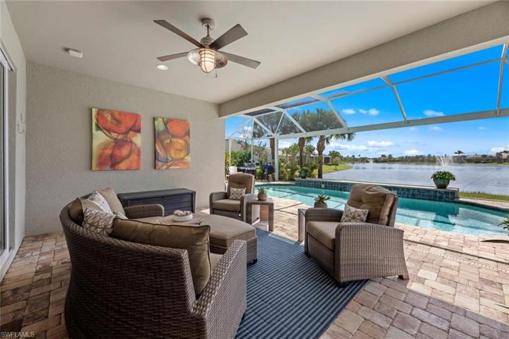 Ample covered area to entertain