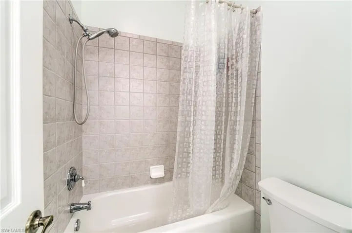 Guest bath with private toilet and shower room
