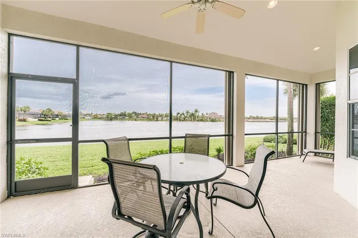 Large covered lanai with a huge rear lawn to build a custom pool