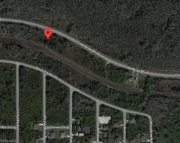 Aerial overview of property's location