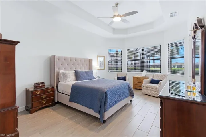 Primary Suite with tray ceiling