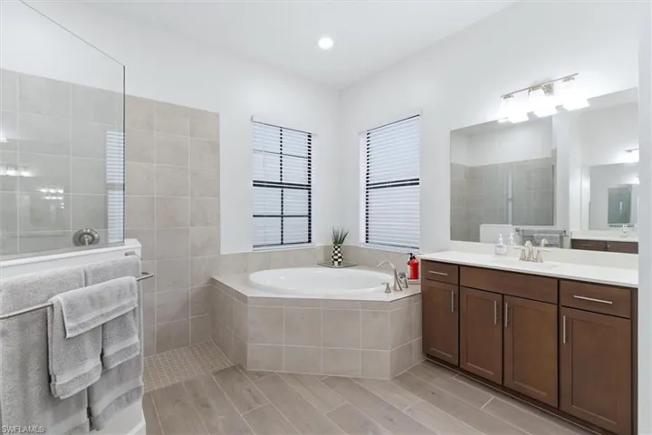 En-suite has a luxurious garden tub