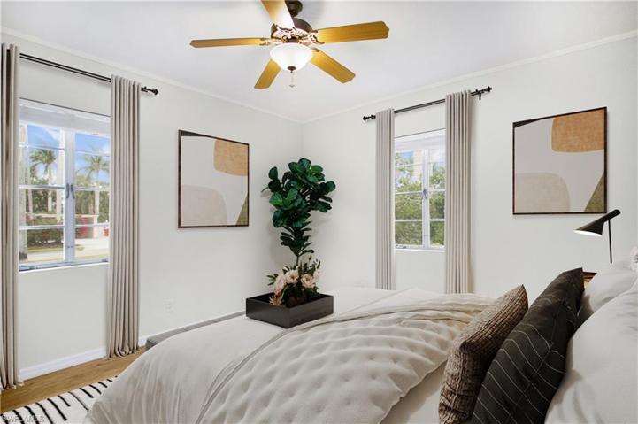 Photo includes reality renovation/staging to showcase the possibility of the second bedroom. Design services included with purchase!